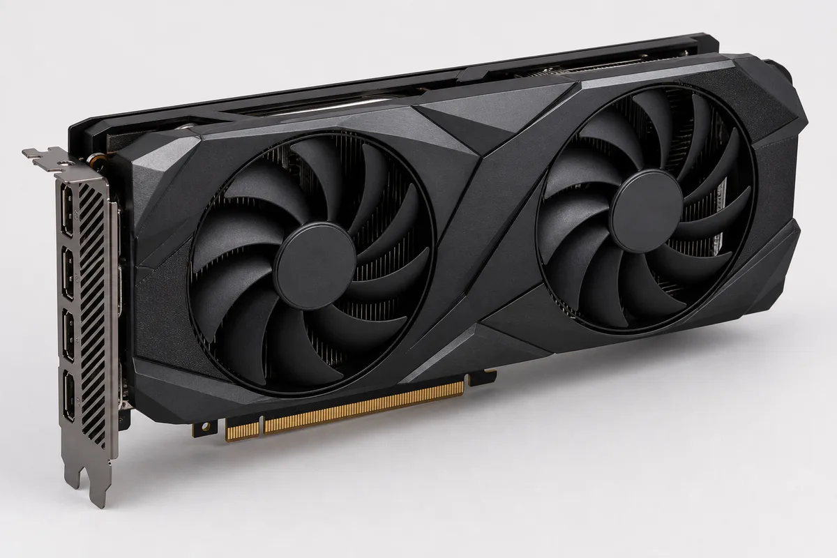GeForce RTX 4080 — illustration of the card's form factor